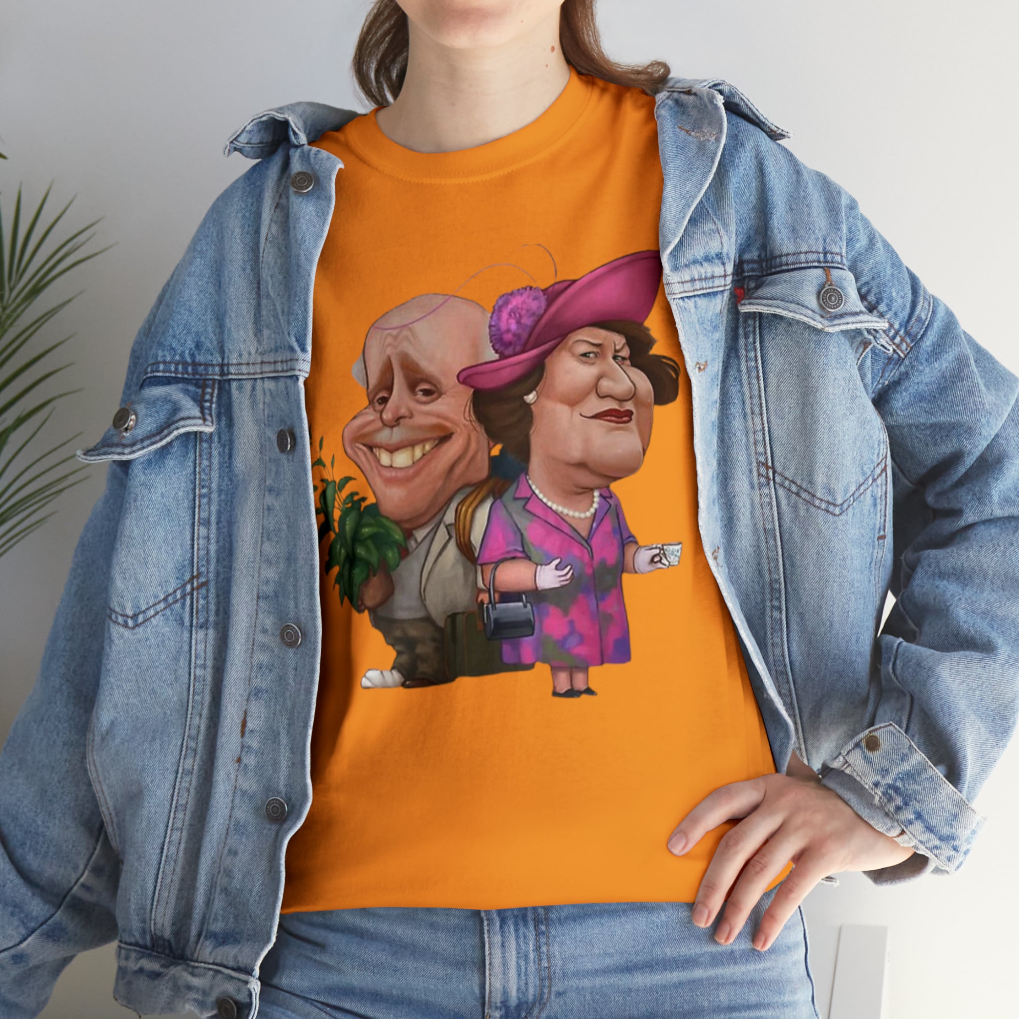 Keeping Up Appearances 90's TV Show-Unisex Heavy Cotton T-Shirt - Creations by Chris and Carlos